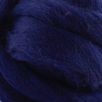 Combed Wool Tops Navy 27 micron 100gm