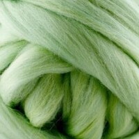 Combed Wool Tops Spearmint 27 micron 100gm
