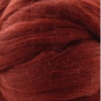 Combed Wool Tops Brown 27 micron 100gm