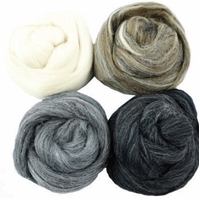 Combed Wool Felting Pack | Clouds