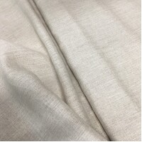 Unbleached Natural Pure Linen 135gsm 140cm 10mtr roll  
