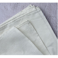 Linen /Cotton Tea Towel  - White 50 x 70cm 50 Linen/50 Cotton  
