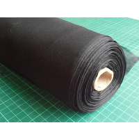 BLACK Chiffon (Tissue Silk) 3.5mm 114cm wide