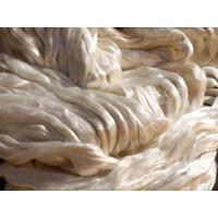 Tussah Silk Tops White 500gm