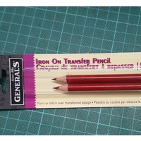 Iron on Transfer Pencil - Red Pkt 2