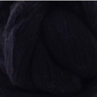 27 Micron Polish Merino Wool Tops Black