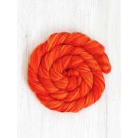 DHG Wool Tops  19 Micron Coloured Blends SICILIAN ORANGES