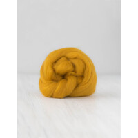 DHG Wool Tops 19 Micron SAFFRON