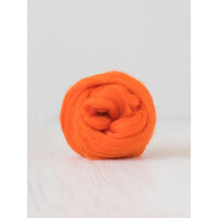 DHG Wool Tops 19 Micron ORANGE 