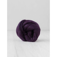 DHG Wool Tops 19 Micron BLACKBERRY