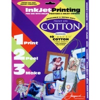 Inkjet Printing - COTTON Pkt 10 sheets 8.5 x 11"