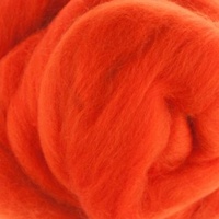 DHG Wool/Silk Tops ORANGE