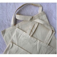 Calico Shoulder Bag 38 x 42cm Double Strap LONG