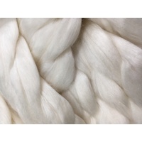 Mulberry Silk Tops 50%, 17 micron Wool 50% blend Tops