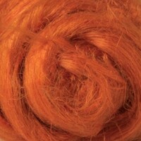 Dyed Linen Sliver - Pumpkin