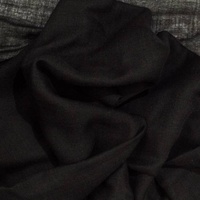 Wool Etamine (Challis) 145cm wide - BLACK