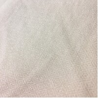 Diamond Weave Natural White Wool 114cm wide