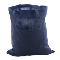 Calico Tote Bag 38 x 42cm Double Short Strap BLACK