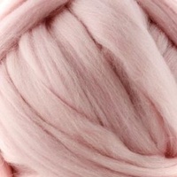 27 Micron Polish Merino Wool Tops - Baby Pink