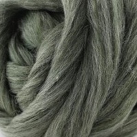 27 Micron Polish Merino Wool Tops -  Moss
