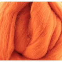 Polish 27 Micron Merino Wool Tops Orange