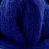 27 Micron Polish Merino Wool Tops - Sapphire