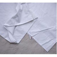 White Pure Cotton Pillowcase 48 x 73cm