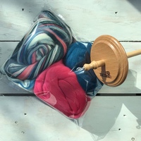 Kromski Drop Spindle Kit 'COASTAL ' colours.