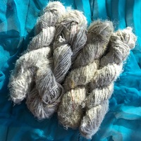 Natural white silk yarn