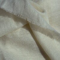 Diamond Weave Wool Scarf 40 x 180cm with eyelash fringe (FLAWED 40% OFF)
