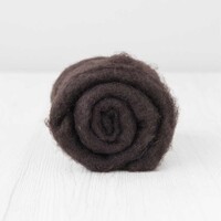 DHG 28 micron Carded Wool Batts COFFEE