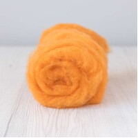 DHG 28 micron Carded Wool Batts MELON