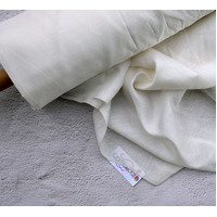Silk Bamboo Voile 135cm wide - NATURAL WHITE