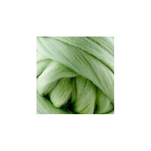 Combed Wool Tops Spearmint 27 micron 100gm