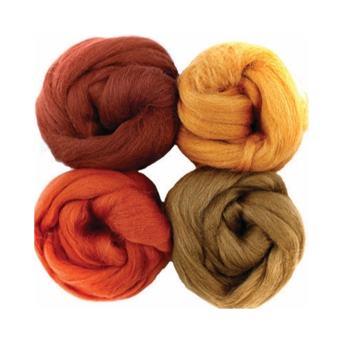 Combed Wool Felting Pack | Browns 110gms