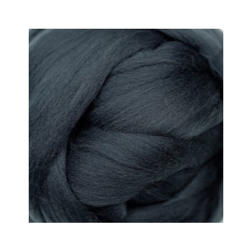 Combed Wool Tops Graphite 100gm