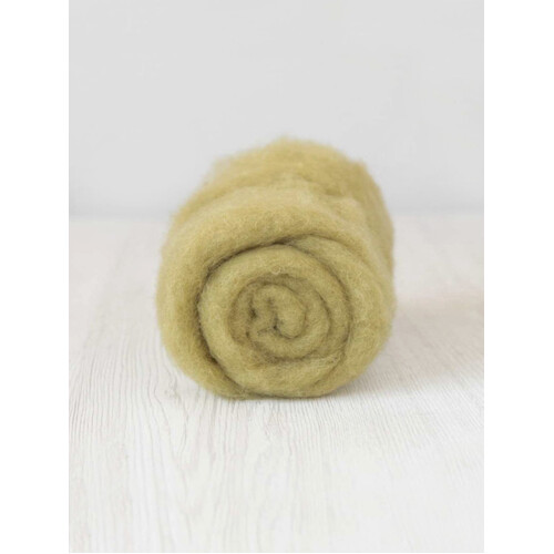 DHG 28 micron Carded Wool Batts SAGE [SIZE: 50gm]