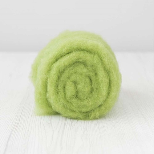 28 micron Carded Wool Batts Caipirinha [Size: 50gm]