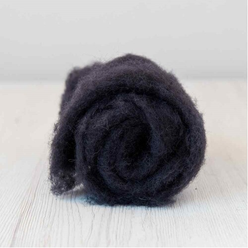 DHG 28 micron Carded Wool Batts SEAL [SIZE: 50gm]  