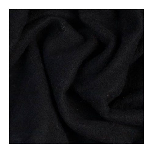 DHG 19 micron Wool Prefelt 150cm BLACK (Size: 0.5mtr)