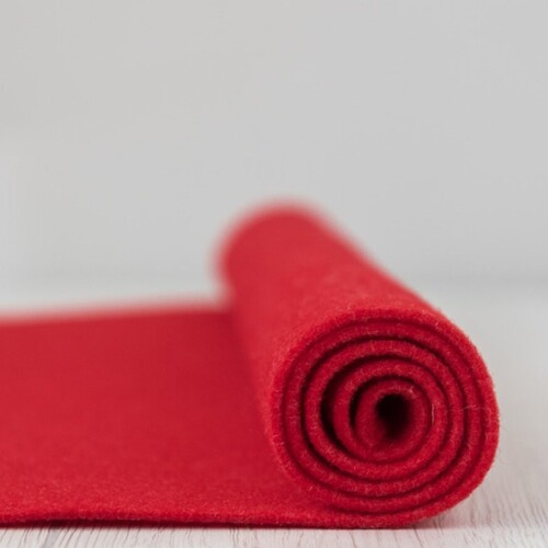 Red Carpet  Thermoformable Felt [SIZE: 30 x 30cm]