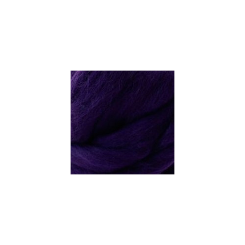 27 Micron Wool Tops Violet [Size: 100gm] 