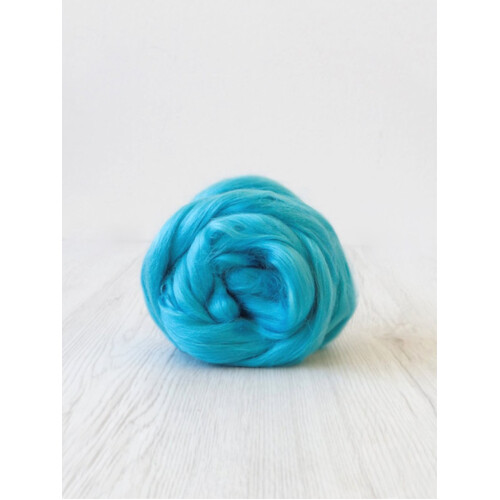 DHG Viscose Tops/ Rovings WATER  [Size: 50gm]