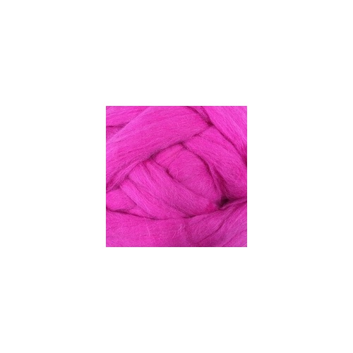21 Micron Craft Wool Tops HOT PINK  [Size: 100gm]