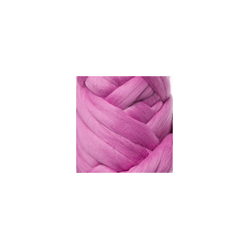 21 Micron Craft Wool Tops ROSE PINK [Size: 100gm]