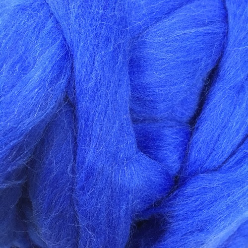 21 Micron Craft Wool Tops ROYAL BLUE [Size: 100gm]