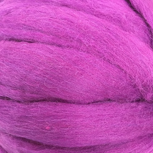 21 Micron Craft Wool Tops VIOLET [Size: 100gm]
