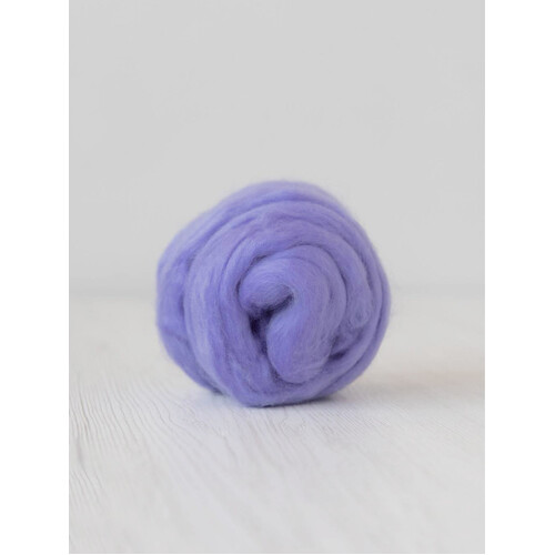 Lilac  Wool Tops  19 micron  (Size: 100gm)