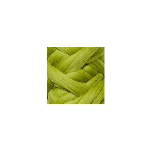 Wool Tops CHARTREUSE 21 micron [Size: 50gm]