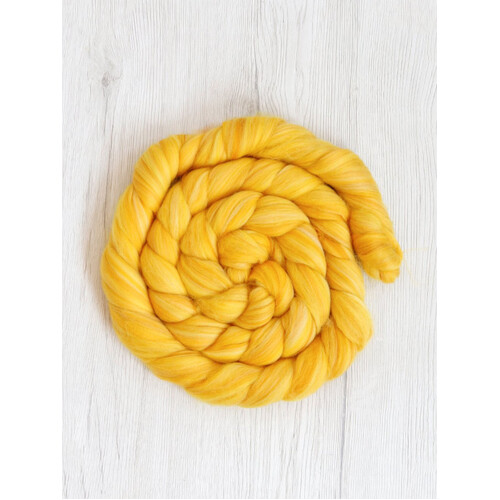 DHG 19 micron Wool Tops Blends CORN (Size: 250gm)